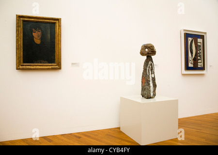 L'Europa, la Svizzera, Zurigo, Kunsthaus, museo d'arte, di scultura e pittura di Amedeo Modigliani e Joan Miro Foto Stock