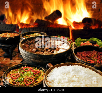 Feijoada brasiliana Foto Stock