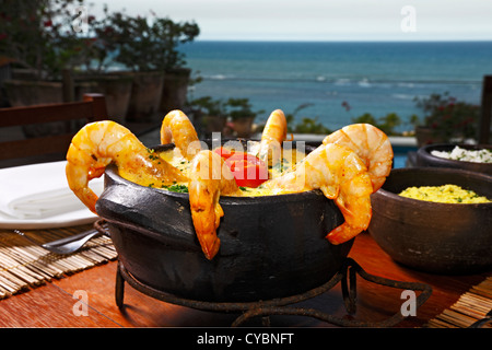 Stufato brasiliano, moqueca Foto Stock