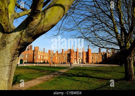 Ingresso al Palazzo di Hampton Court , Londra Foto Stock