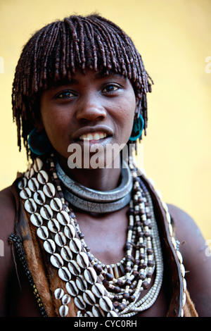 Hamar le donne sono ben noti per la loro bellezza. Foto Stock