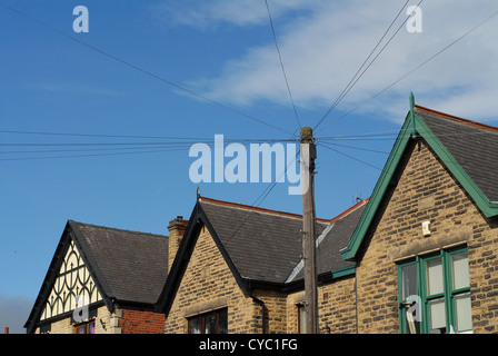 Proprietà di stile vittoriano in Hillsborough e Wadsley - Sheffield, England, Regno Unito Foto Stock