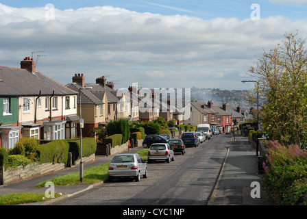 Proprietà di stile vittoriano in Hillsborough e Wadsley - Sheffield, England, Regno Unito Foto Stock