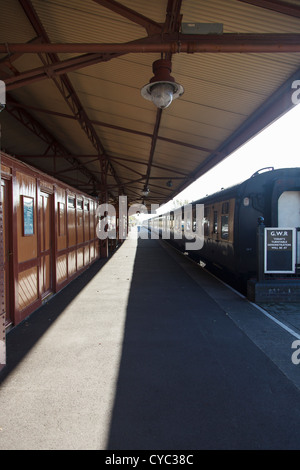 Minehead Steam Railway stazione ferroviaria Foto Stock