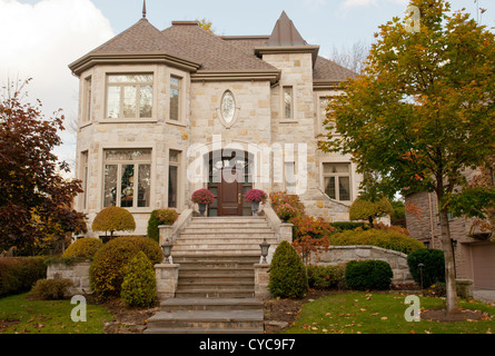 Lussuosa casa residenziale area Outremont Montreal Canada Foto Stock