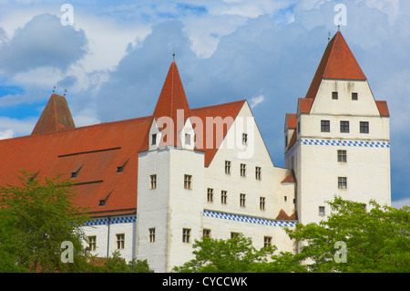 Ingolstadt, New Castle , Neues Schloss castle, Upper Bavaria, Bavaria, Germany, Foto Stock