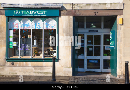 Harvest shop Walcot Street, Bath, Somerset, Inghilterra Foto Stock