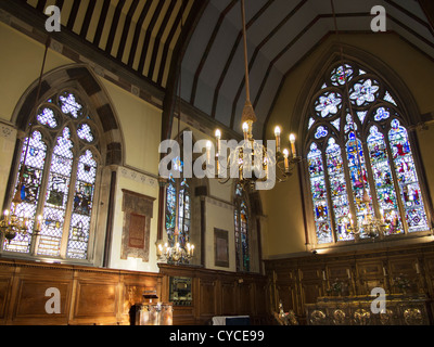 All'interno della cappella di Balliol College di Oxford Foto Stock