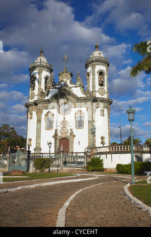 Sao Francisco di Assis Chiesa, Sao Joao del Rei, Minas Gerais, Brasile Foto Stock