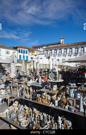 Mercato della ceramica, Ouro Preto (Patrimonio Mondiale dell'UNESCO), Minas Gerais, Brasile Foto Stock