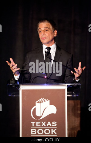 Attore, insegnante e autore di Tony Danza parla durante il Texas Book Festival di Austin in Texas Foto Stock
