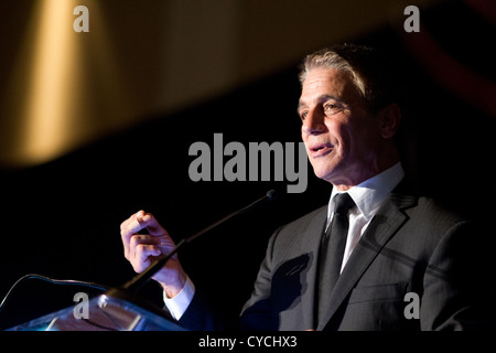 Attore, insegnante e autore di Tony Danza parla durante il Texas Book Festival di Austin in Texas Foto Stock