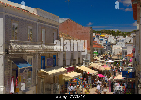 Albufeira, città vecchia, Algarve, Portogallo, Europa Foto Stock