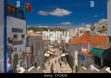 Albufeira, città vecchia, Algarve, Portogallo, Europa Foto Stock