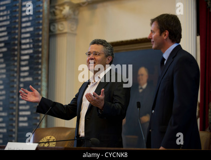 Analista legale e CNN commentatore Jeffrey Toobin parla al 2012 Texas Book Festival circa il suo ultimo libro "Il Giuramento" Foto Stock