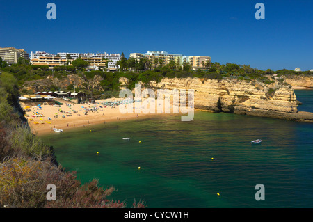 Praia da Senhora da Rocha, Nossa Senhora da Rocha Beach, Armaçao de Pera, Algarve, Portogallo. Foto Stock