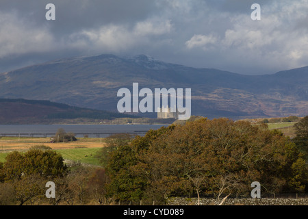 Il Magnox di centrale nucleare a Trawsfynydd nel Galles del nord, che è sottoposto a un lungo periodo di disattivazione Foto Stock