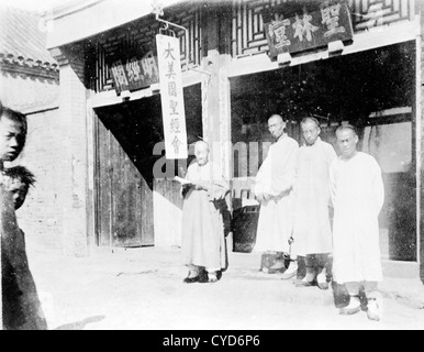 Agenti e colporteurs della American Bible Society in Cina Foto Stock