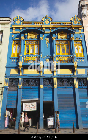 Architettura coloniale, Lapa, Rio de Janeiro, Brasile Foto Stock