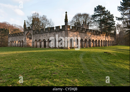 The Deer House (1760) nel parco di Auckland Castle, Bishop Auckland, County Durham, UK Foto Stock