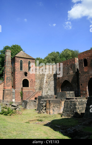 Altiforni Blists Hill cittadina vittoriana Ironbridge Shropshire England Regno Unito Foto Stock