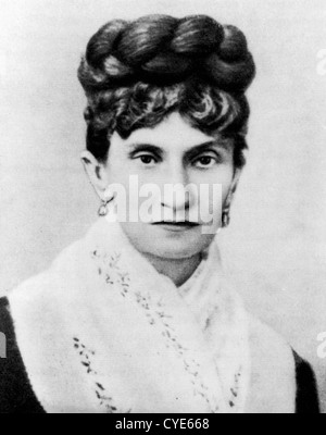 NADEZHDA von MECK (1831-1894) Russo imprenditrice che ha sostenuto finanziariamente Tchaikovsky anche se la coppia non si è mai riunito Foto Stock