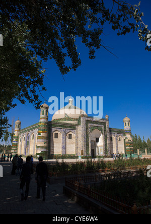 La Tomba di Abakh Hoja, luogo di sepoltura di Muhatum Ajam, Kashgar, Xinjiang Uyghur Regione autonoma, Cina Foto Stock