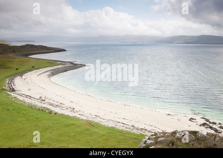 Spiagge coralline; Waternish; Isola di Skye; Scozia - UK Foto Stock