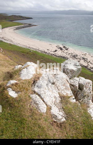 Spiagge coralline; Waternish; Isola di Skye; Scozia - UK Foto Stock