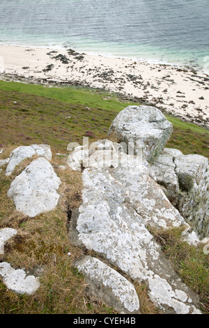 Spiagge coralline; Waternish; Isola di Skye; Scozia - UK Foto Stock