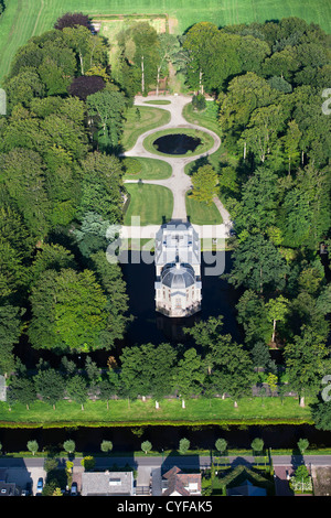 Olanda, 's-Graveland, tenuta rurale chiamato Trompenburgh o Trompenburg. Antenna. Foto Stock