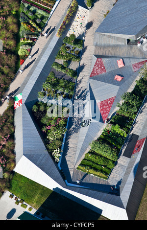 I Paesi Bassi, presso la sede di Venlo, FLORIADE, il mondo Horticultural Expo 2012, il Padiglione del governo tedesco. Foto Stock