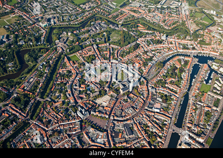 I Paesi Bassi, Middelburg, Centro citta'. Antenna. Foto Stock