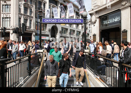 Oxford Circus, London, England, Regno Unito Foto Stock