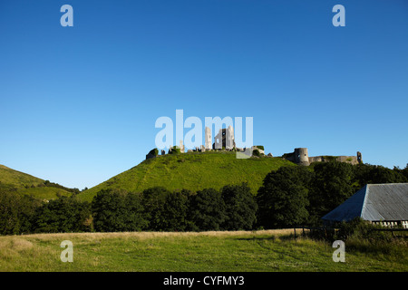 Corfe Castle, Dorset, England, Regno Unito Foto Stock