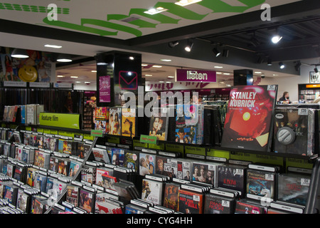 Vista su shop a HMV store Bristol Foto Stock