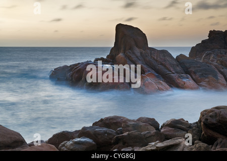 Canal rocce in inizio di mattina di luce. Foto Stock