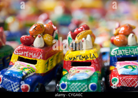 Porcellana bus di pollo in Guatemala Foto Stock