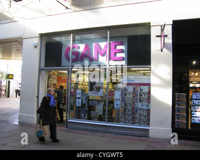 Gruppo di gioco rivenditore shop Worthing West Sussex Regno Unito Foto Stock