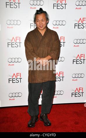 Kim Ki-Duk presso gli arrivi di AFI FEST 2012 Premiere della vita di PI in 3D, Grauman's Chinese Theatre di Los Angeles, CA 2 novembre 2012. Foto di: Dee Cercone/Everett Collection Foto Stock