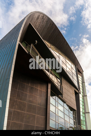 Museo di arte moderna Kiasma situato nel cuore di Helsinki, Finlandia Foto Stock