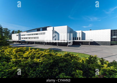 Finlandia Hall progettata dall'architetto finlandese Alvar Aalto a Helsinki, Finlandia Foto Stock