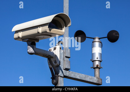 Videocamera di sorveglianza. Foto Stock