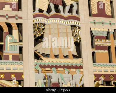 'La storia dell'umanità" al Rockefeller Center, NYC Foto Stock