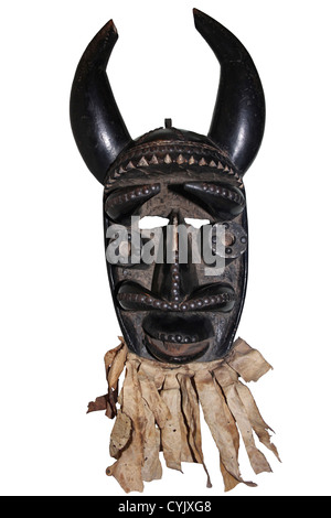 Maschera scolpito da noi Bete tribù dell'Africa occidentale, in Costa d'Avorio Foto Stock