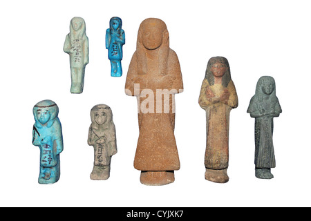 Tomba egiziana merci - Shabti figure Foto Stock