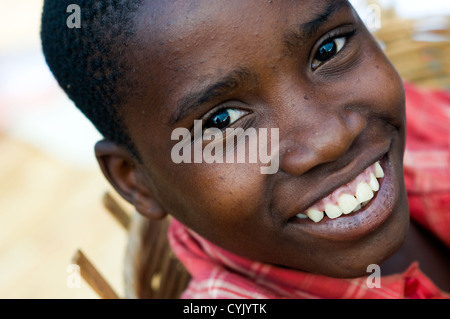 Giovane Namialo, Mozambico settentrionale Foto Stock