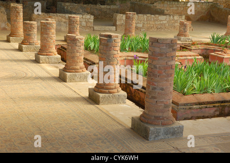 Le rovine romane, Conimbriga, Coimbra, regione di Beiras regione, Portogallo Foto Stock