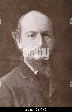 Algernon Charles Swinburne, 1837 - 1909. Poeta inglese, drammaturgo, romanziere e critico. Foto Stock