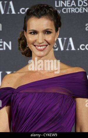 Nov. 6, 2012 - Madrid, Spagna - Arancha del Sol assiste Telva Awards 2012 al Hotel Palace il 6 novembre 2012 a Madrid, Spagna (credito Immagine: © Jack Abuin/ZUMAPRESS.com) Foto Stock